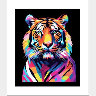 Tiger Pop Art Posters and Art